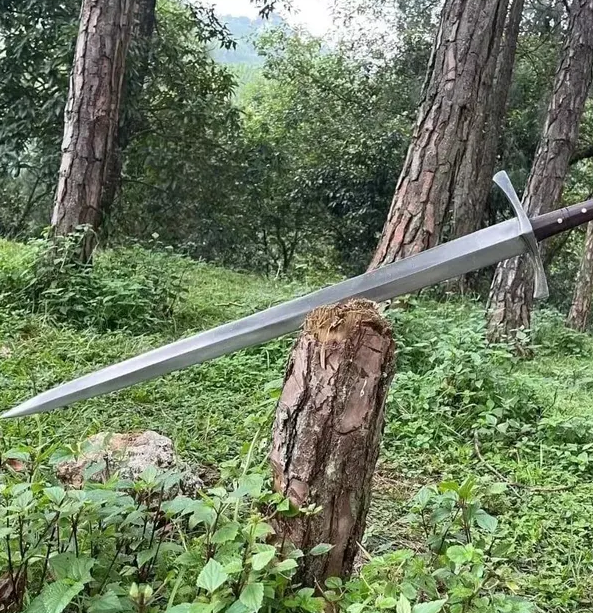 Handmade Carbon Steel Sword with Rosewood Handle β 36β Total Length β Custom Craftsmanship & Gift-Ready - Image 2
