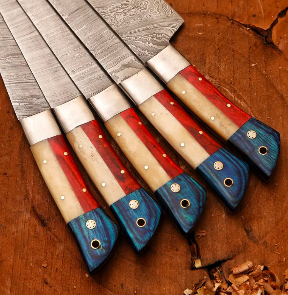 Premium Chef Knife Set, Professional Kitchen Knife Set with Ergonomic Handles & Gift Box ,Stainless Steel Cooking Knives - Image 3