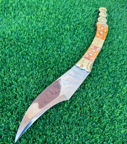 Handmade Spanish Navaja Folding Knife: 19th Century Style, Bone Handle - Image 2