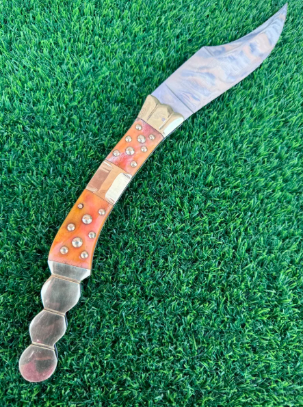 Handmade Spanish Navaja Folding Knife: 19th Century Style, Bone Handle - Image 3