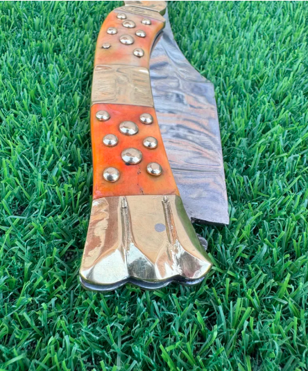 Handmade Spanish Navaja Folding Knife: 19th Century Style, Bone Handle - Image 4