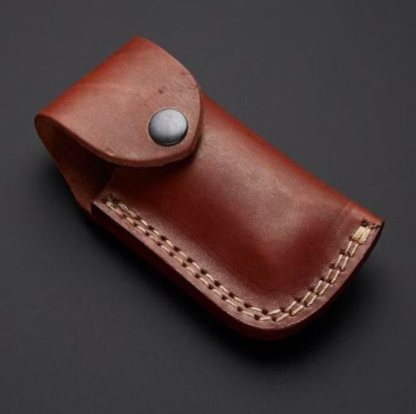 Damascus Folding Knife, Pocket Folding Knife, Handmade Folding Knife, Camping Knife, Hunting Knife, Pocket Knife, Anniversary Gift. - Image 4