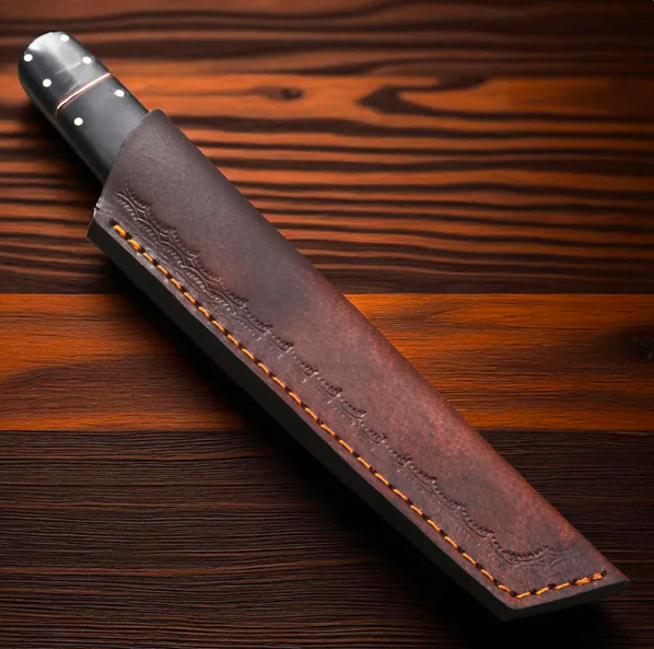 Hand-Forged Japanese-Style Tanto Knife - Image 4